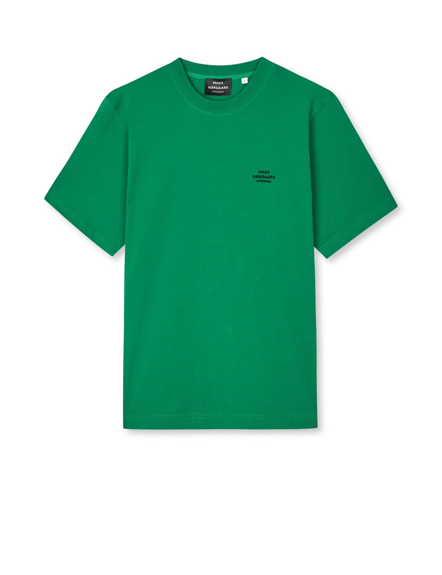 Cotton Jersey Frode Logo Tee FAV, Verdant Green