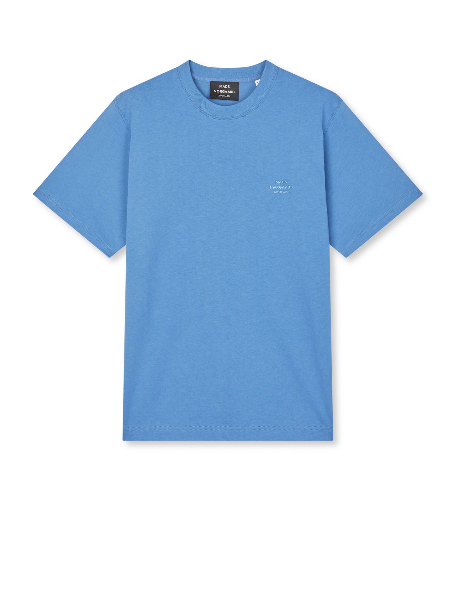 Cotton Jersey Frode Logo Tee FAV, Bright Cobalt