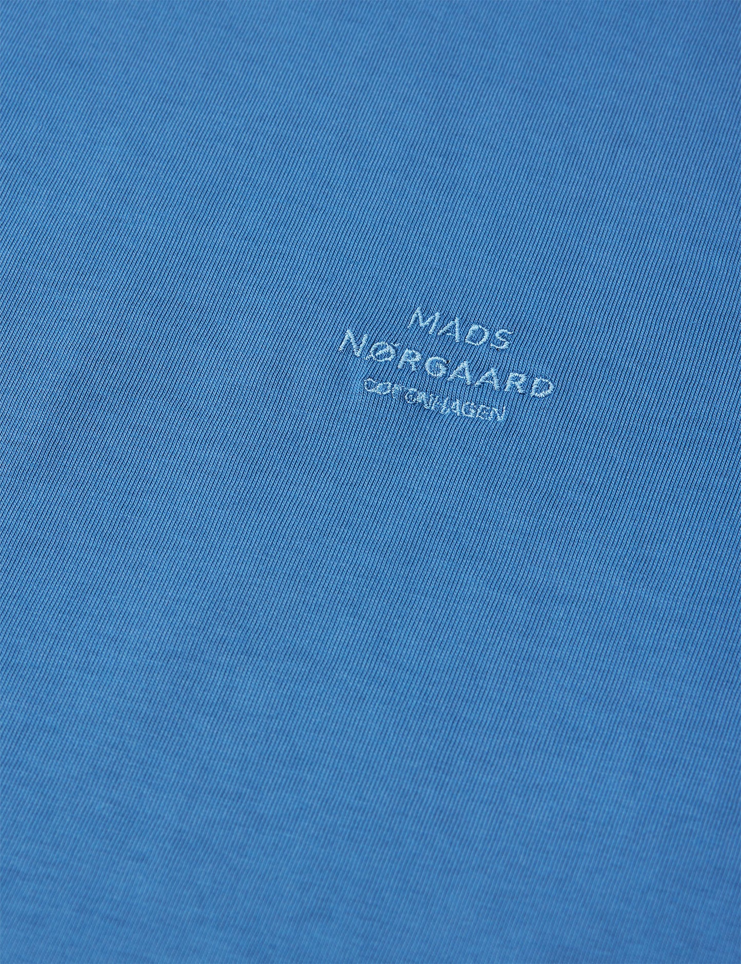 Cotton Jersey Frode Logo Tee FAV, Bright Cobalt