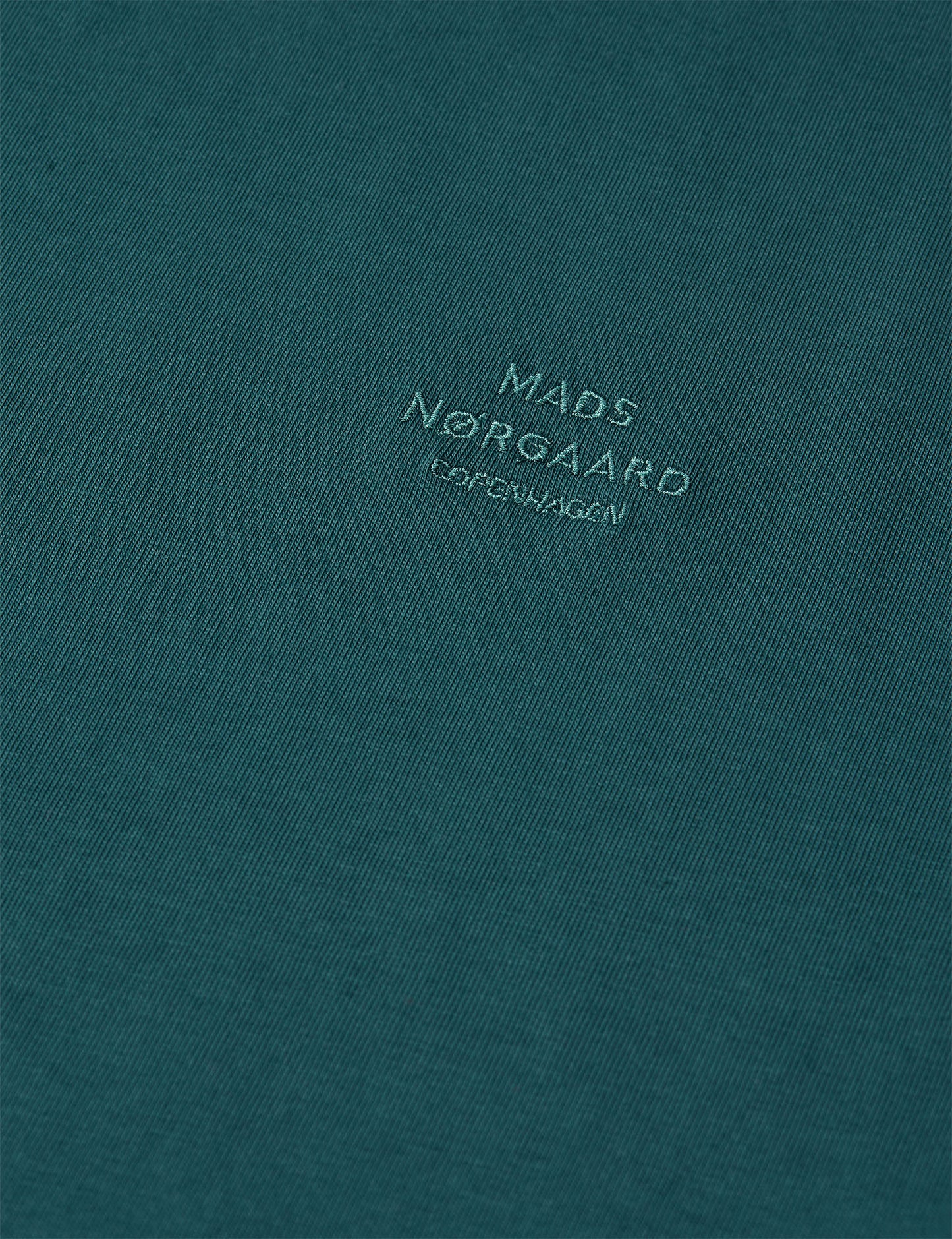 Cotton Jersey Frode Logo Tee FAV, Deep Sea