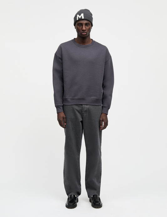 Light Terry Asker Sweat, Asphalt
