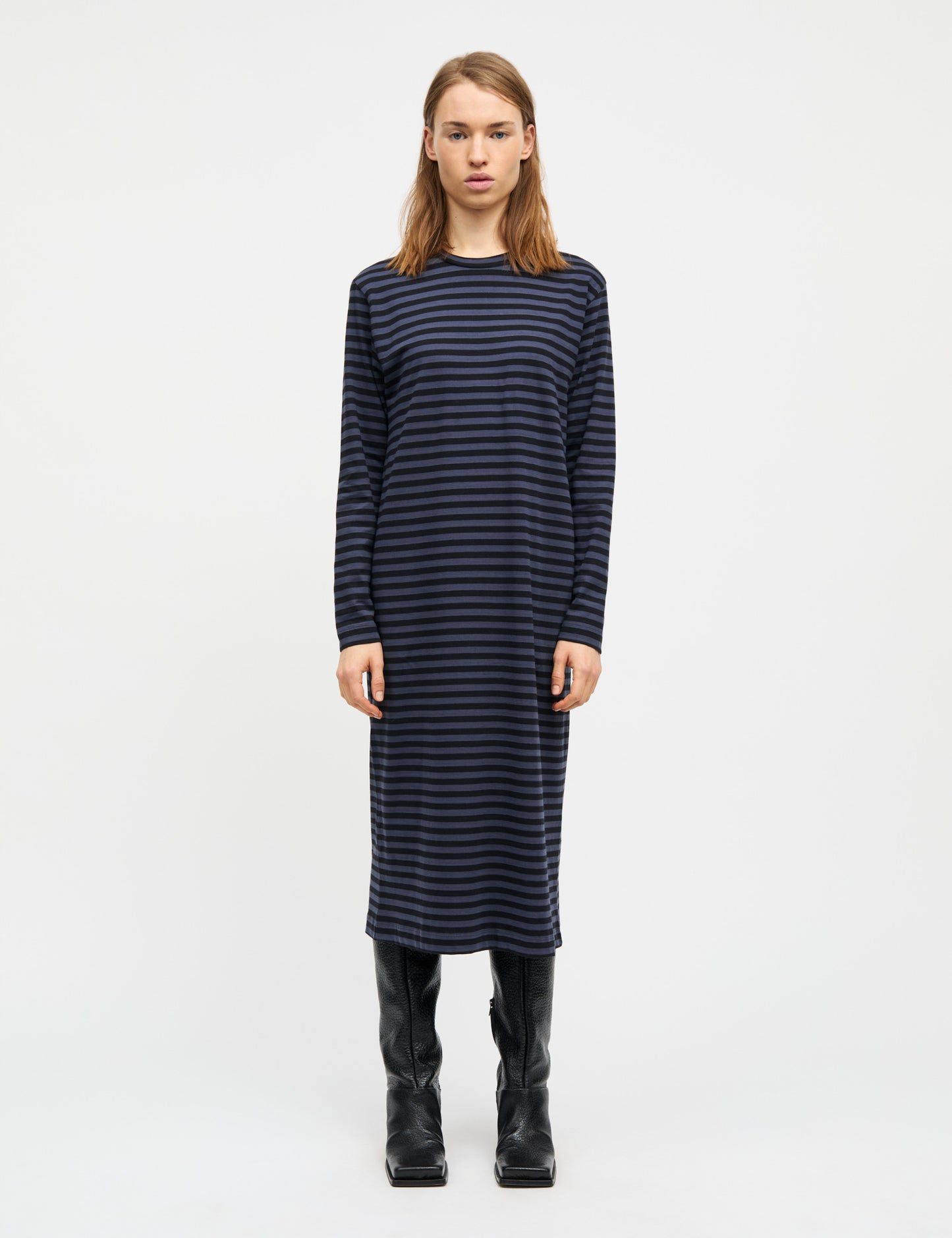 Soft Single Ella Dress, Parisian Night/Black