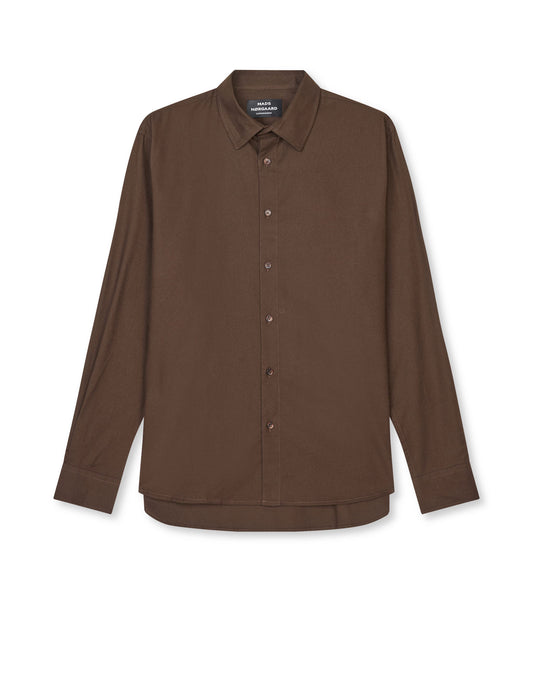 Cotton Flannel Sune Shirt, Demitasse