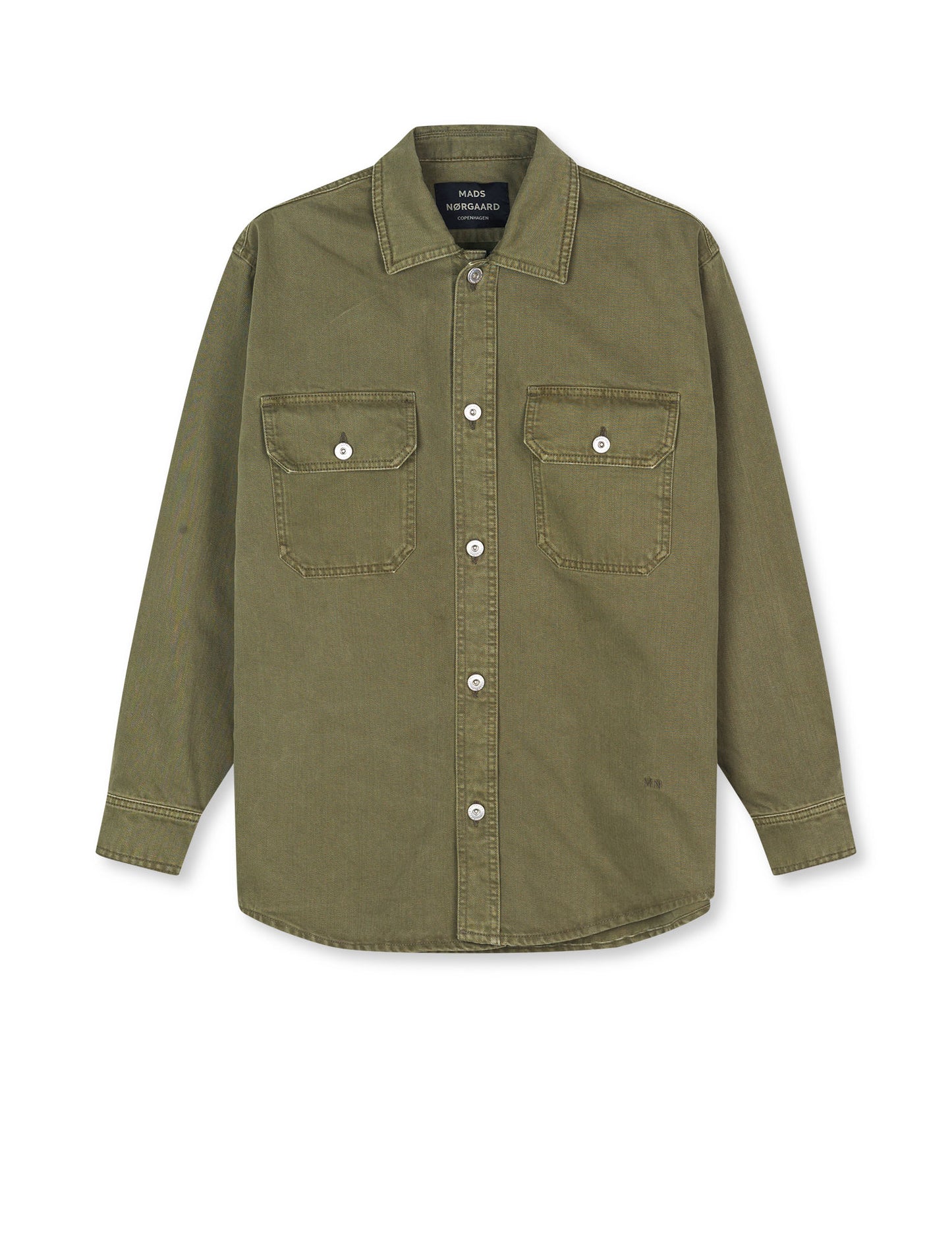 Soil Denim August Dyed Work Shirt, Four Leaf Clover