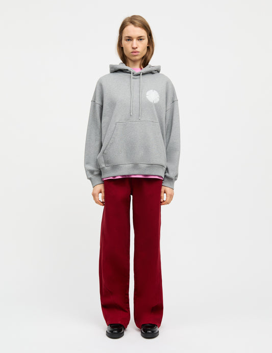 Compact Cotton Atlas Hoodie, Medium Grey Melange