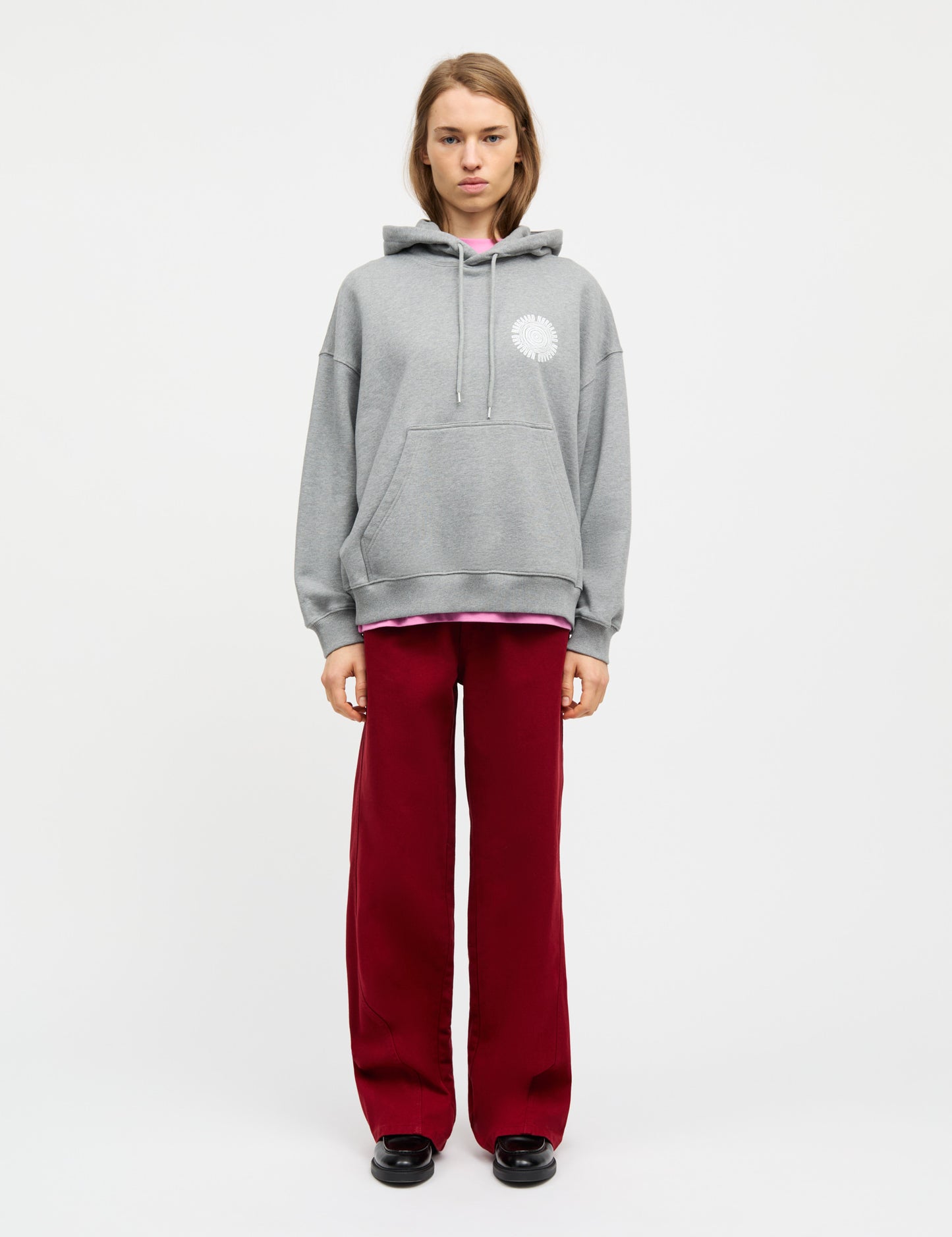 Compact Cotton Atlas Hoodie, Medium Grey Melange