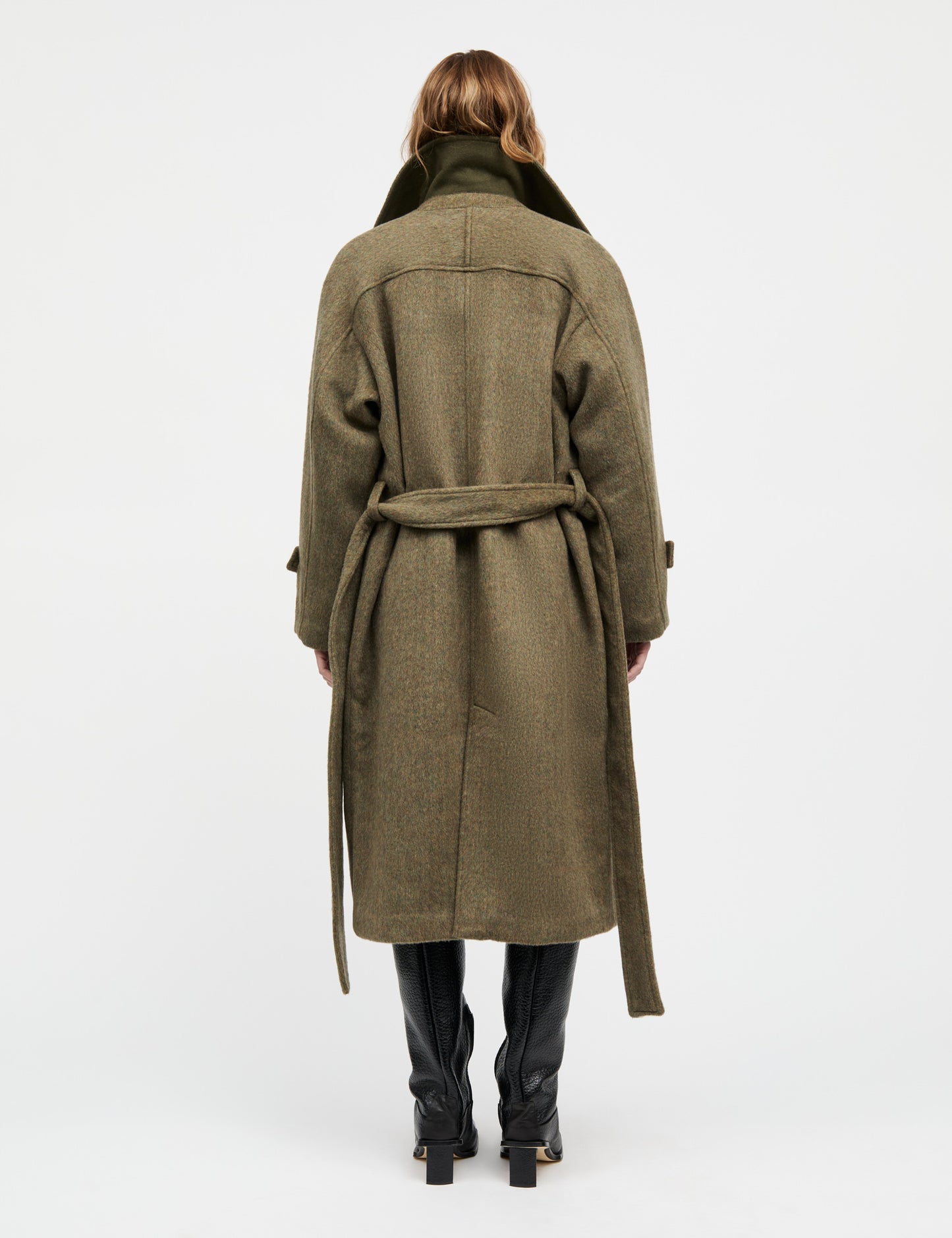 Hairy Wool Megan Coat, Four Leaf Clover