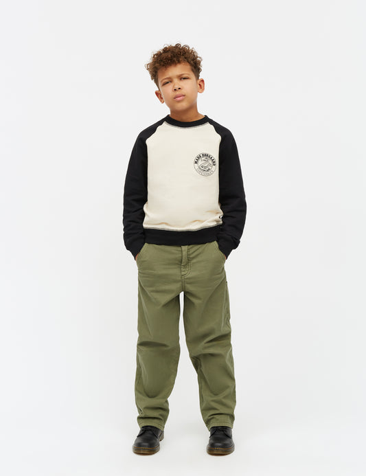 Light Terry Soliman Sweatshirt, Rainy Day/Jet Black