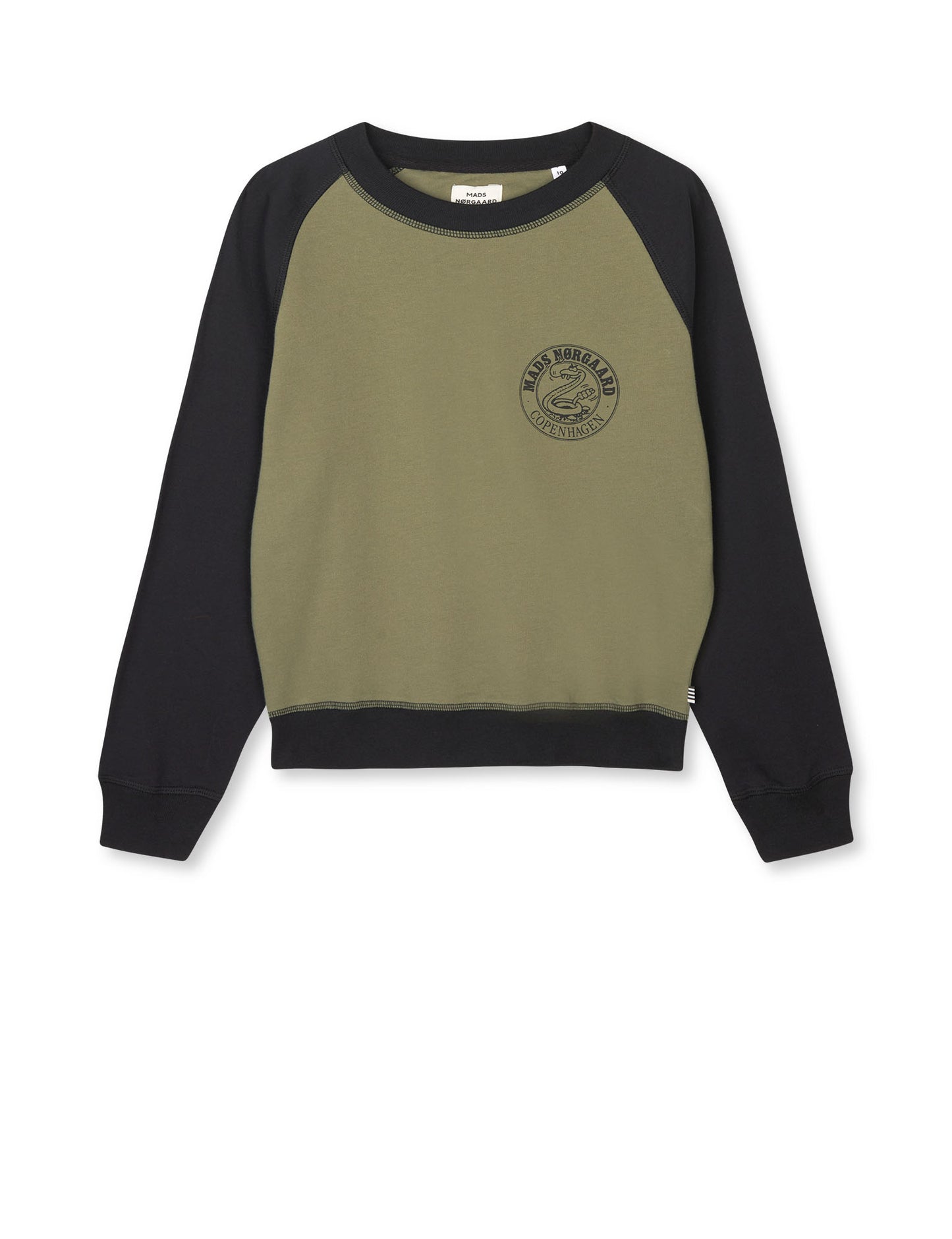 Light Terry Soliman Sweatshirt, Four Leaf Clover/Jet Black