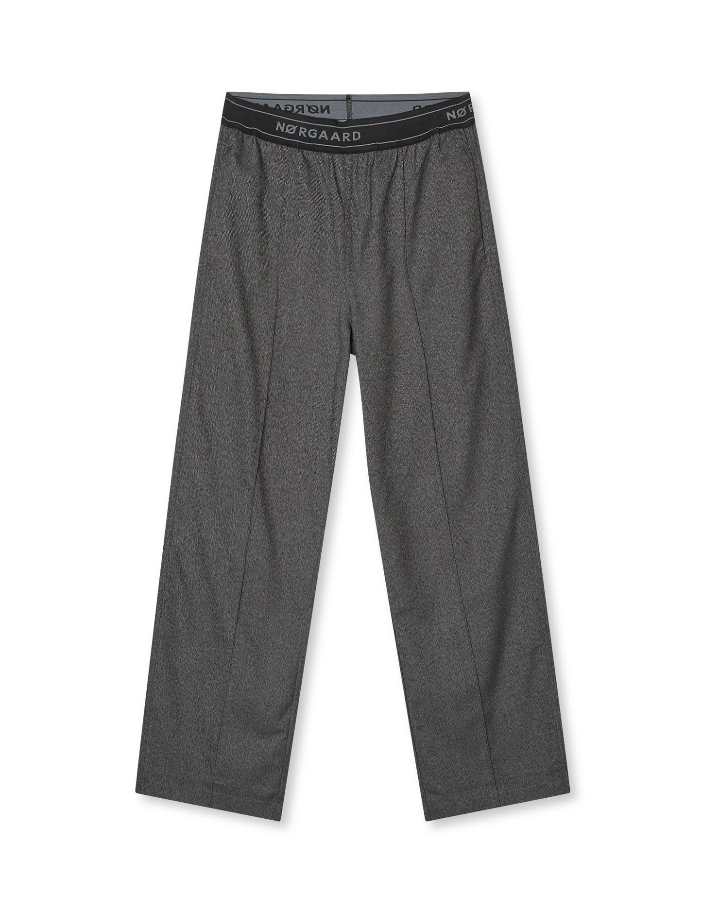Melange Harly Pants, Dark Grey Melange