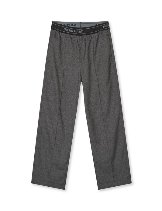 Melange Harly Pants, Dark Grey Melange