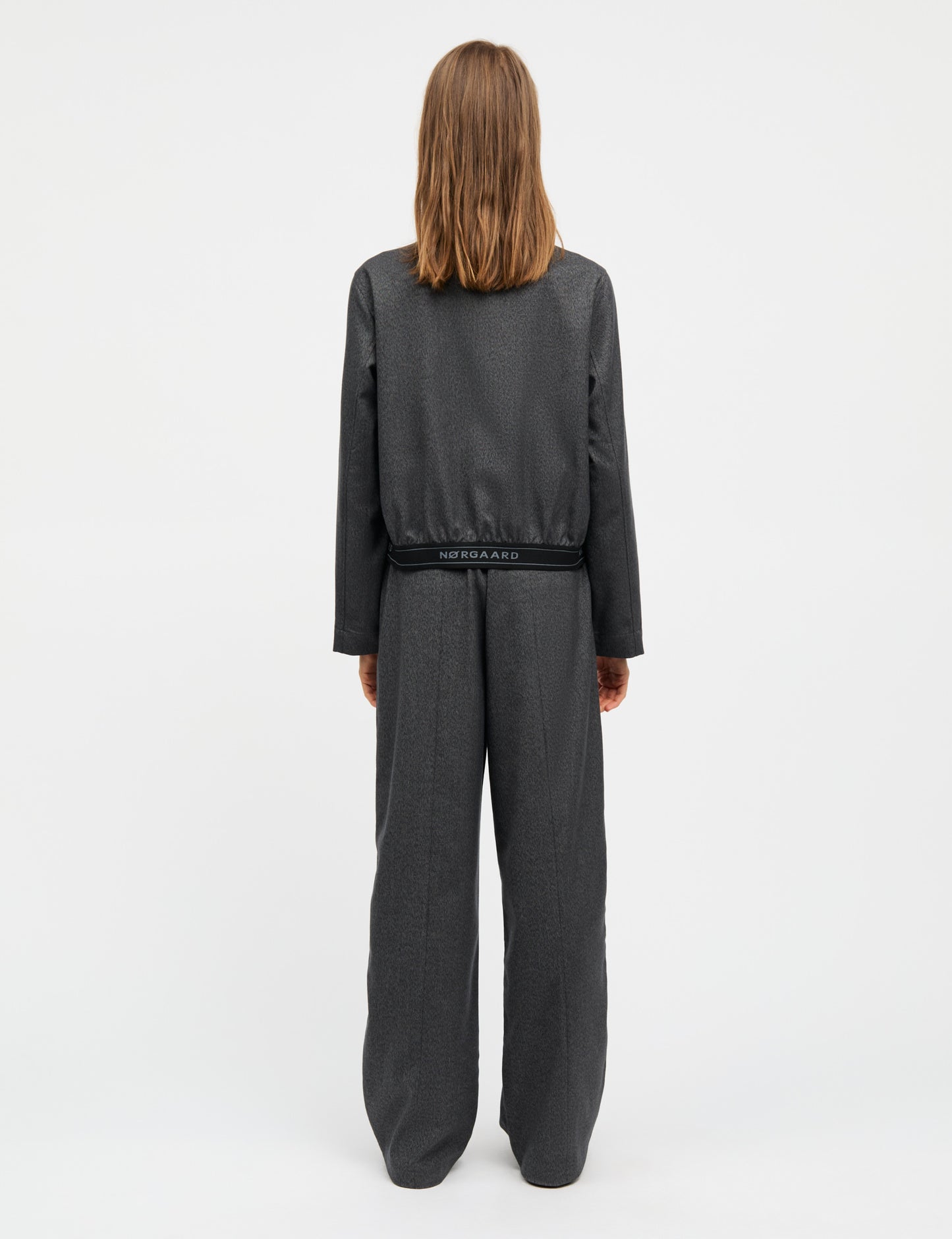 Melange Selena Jacket, Dark Grey Melange