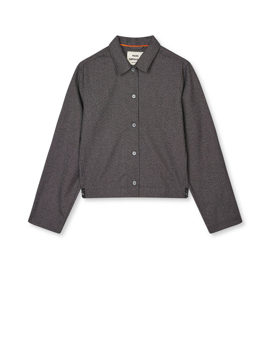 Melange Selena Jacket, Dark Grey Melange