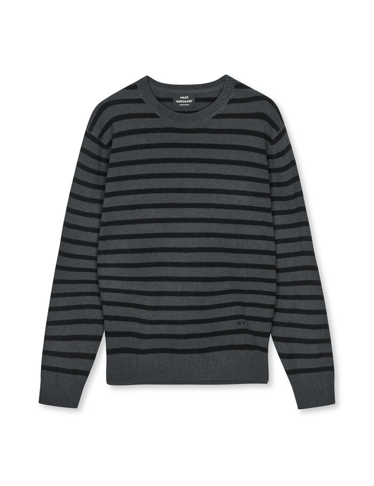 Super Wool Karsten Stripe Knit, Phantom/Black