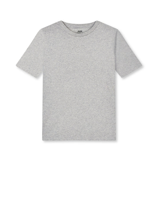 Cotton Jersey Jess Tee FAV, Light Grey Melange