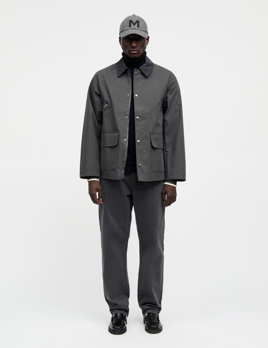 Repellent Weave Wilson Zip Jacket, Asphalt