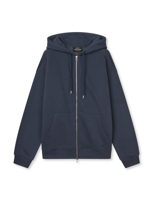 Standard Luka Hoodie Zip Sweat, Sky Captain