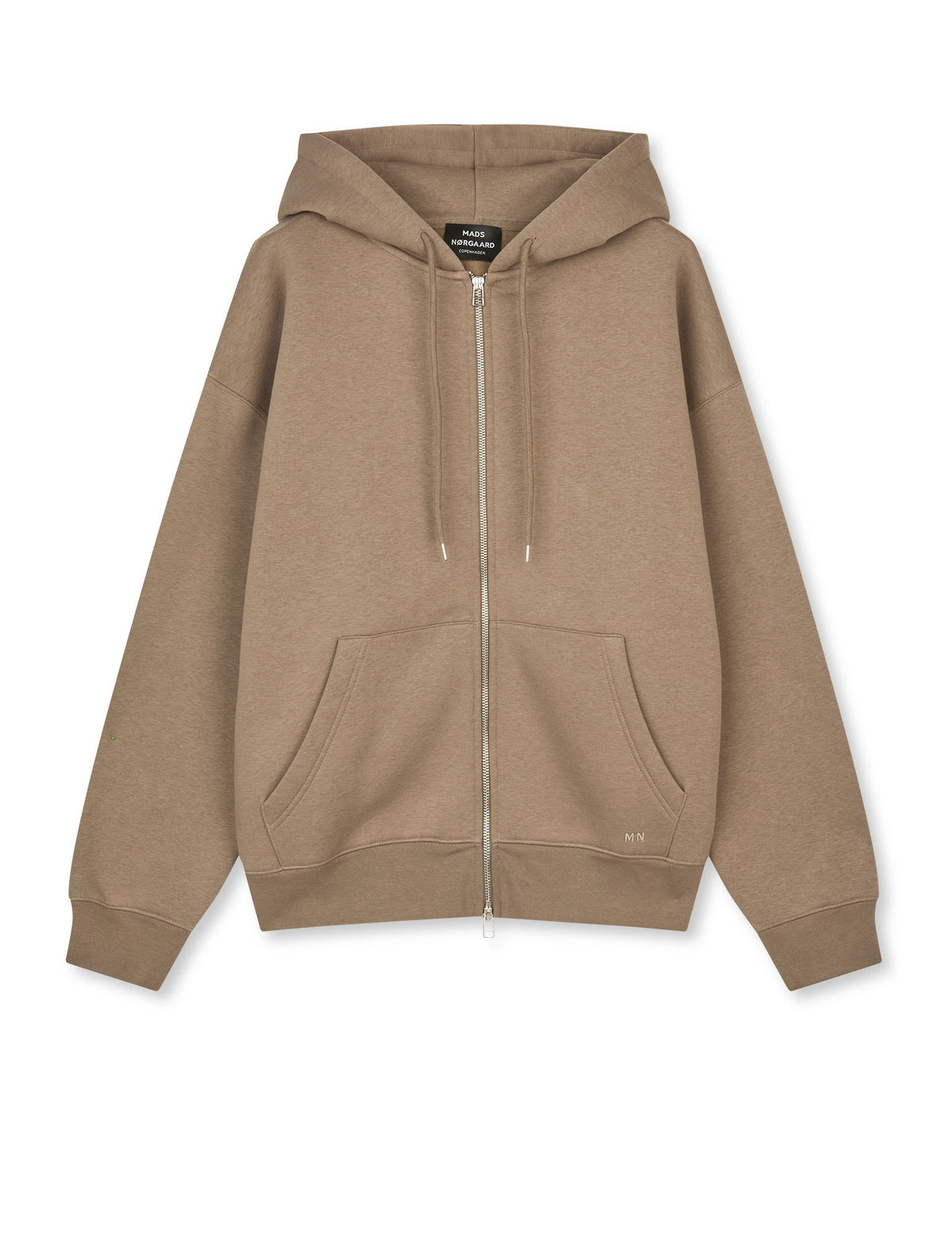 Standard Luka Hoodie Zip Sweat, Walnut