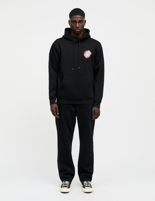 Standard Spiral Hoodie Sweat, Black