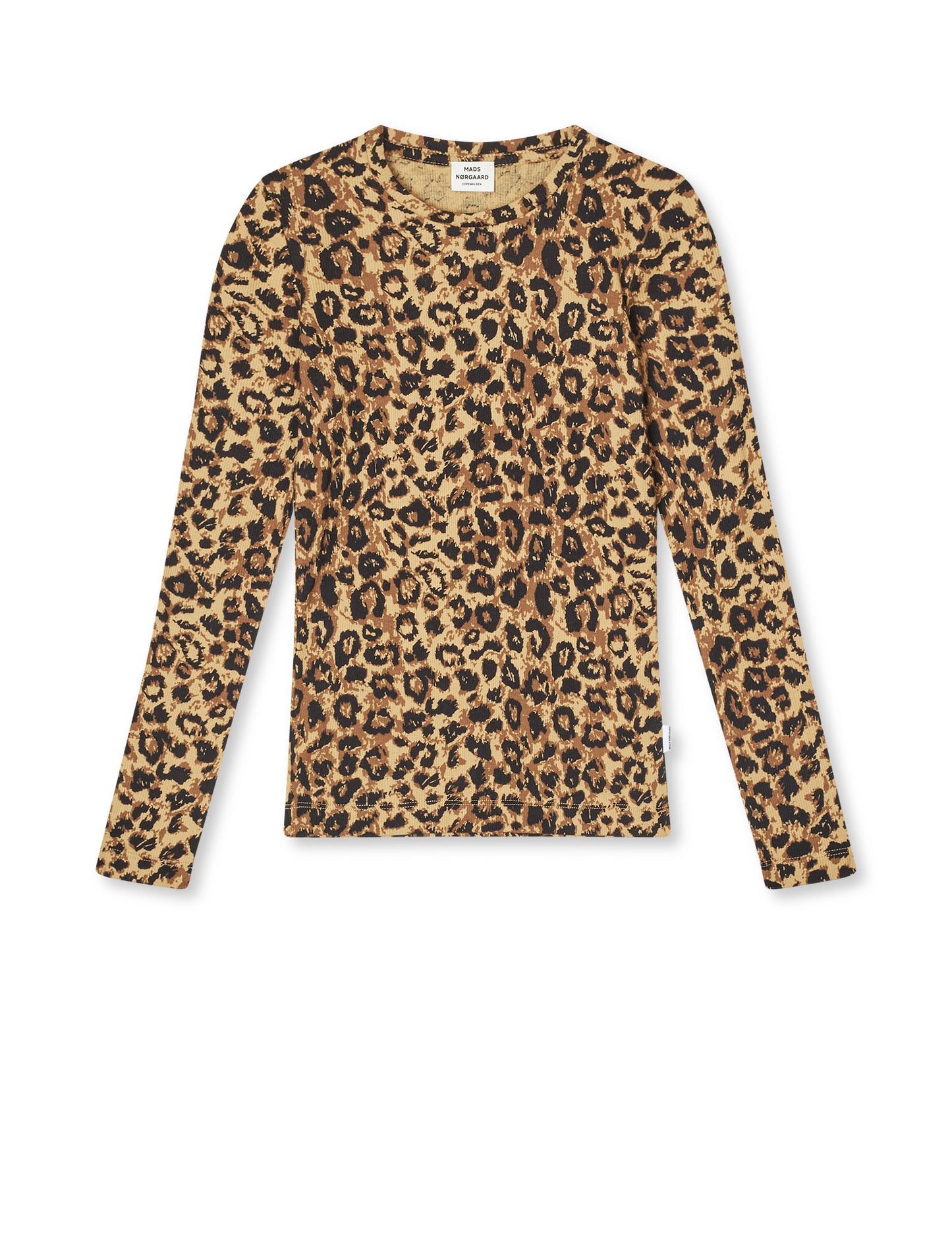 2x2 Cotton AOP Talino Tee L/S, Leopard AOP/Black