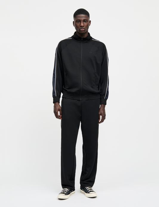 Pique Sport Track Pants, Black