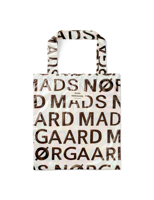 Sacky Metallic Atoma AOP Bag, Mother Of Pearl