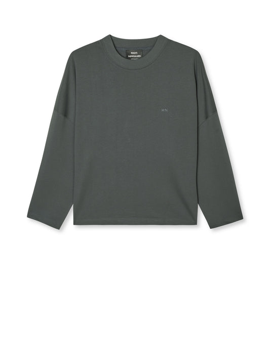 Light Terry Aksel Sweat, Asphalt