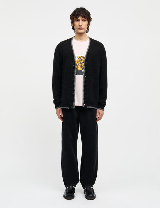 Alpaca Vilhelm Cardigan Knit, Black