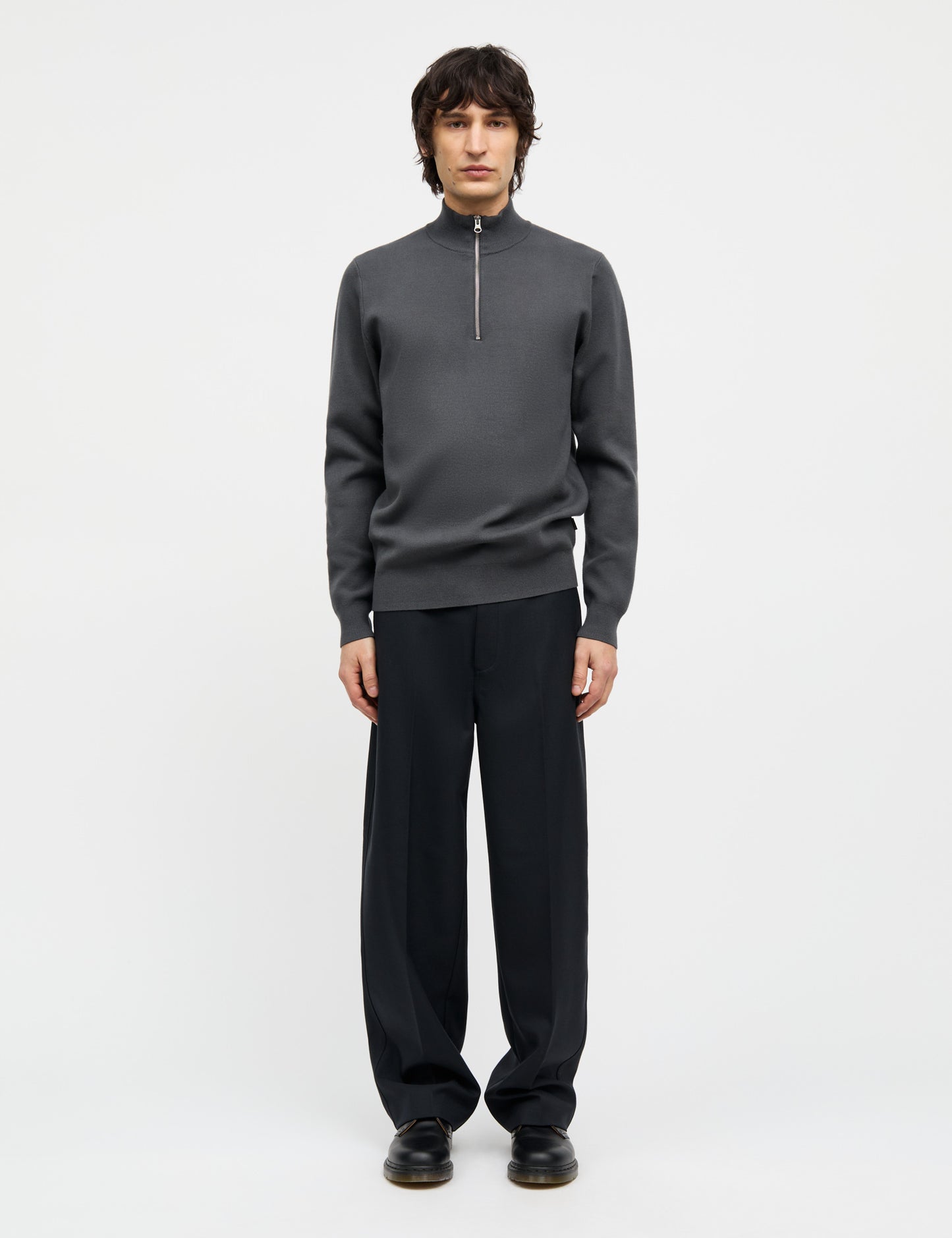 Urban Chase Half Zip Knit, Asphalt
