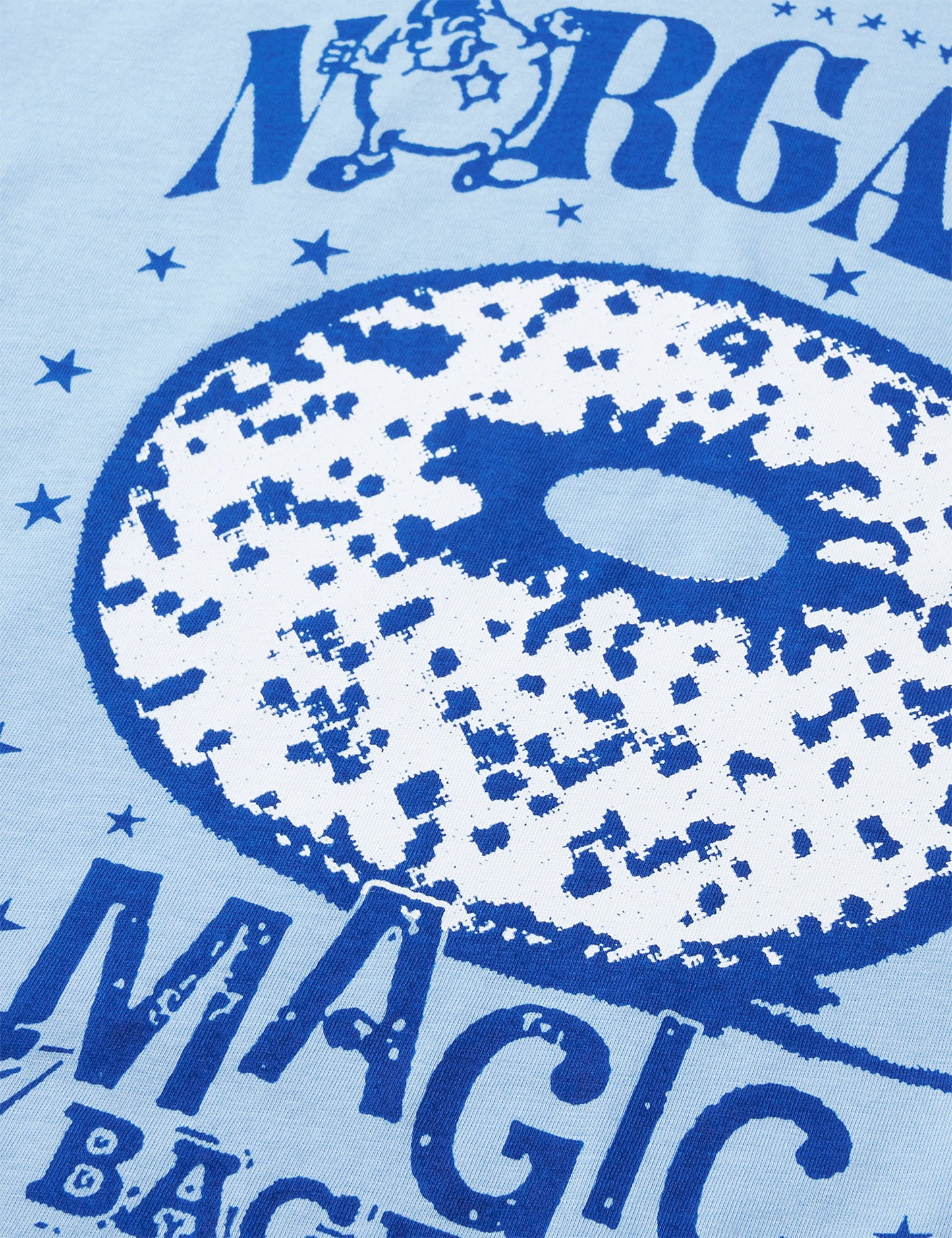 Single Cotton Tuvina Print Tee, Frozen Fjord