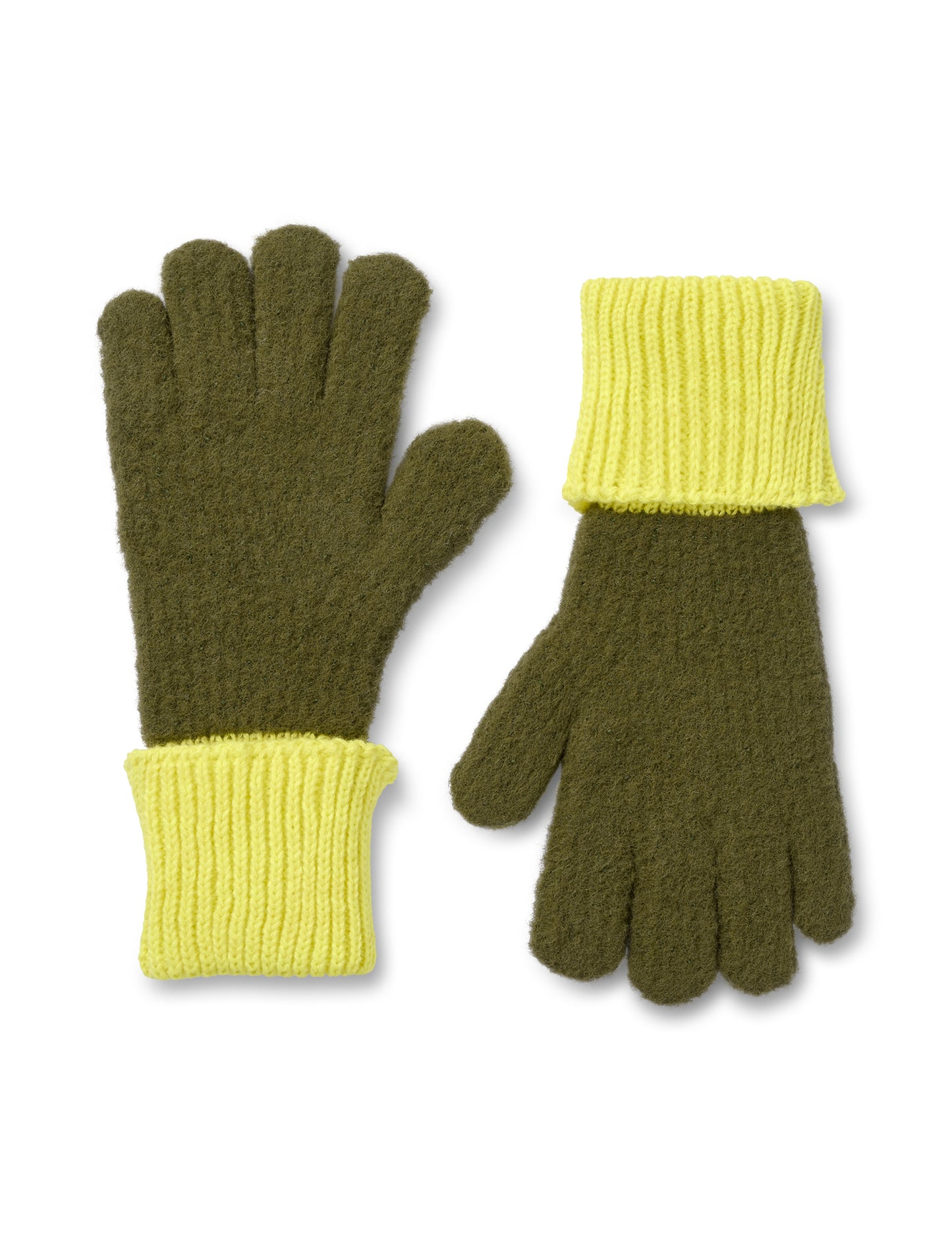 Blocky Knit Glove, Kalamata