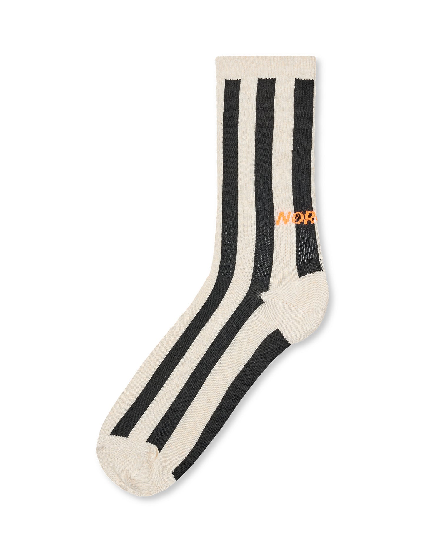 Antonella Sock Single, Black/Vanilla Ice