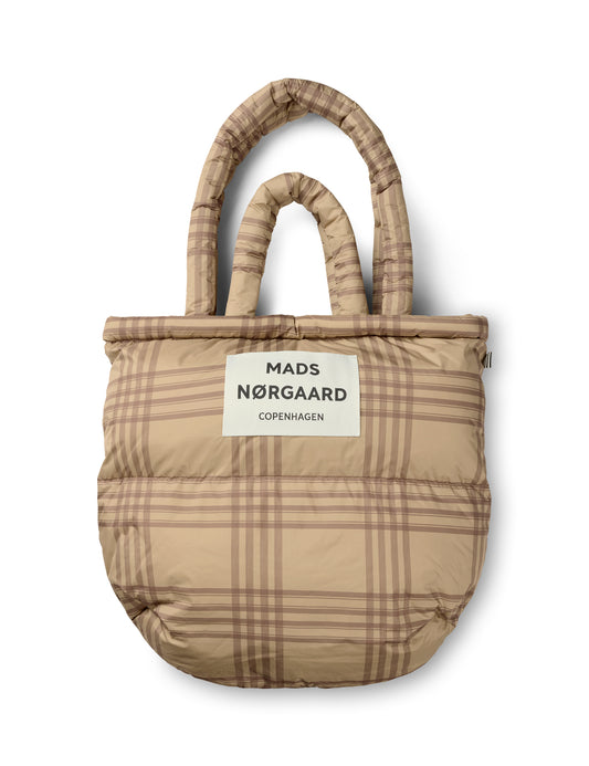 Light Ripstop Pillow AOP Bag, Cornstalk/Cocoa Brown