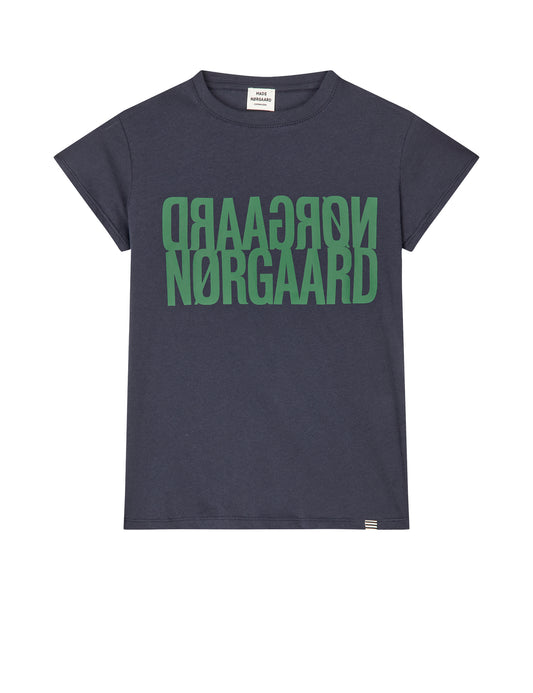 Single Cotton Tuvina Logo Tee, Parisian Night