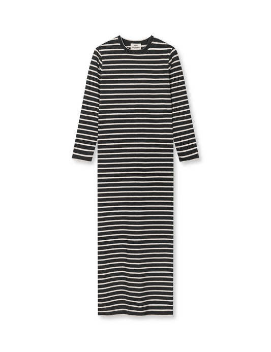 Pablo Morgan Dress, Black/Vanilla Ice