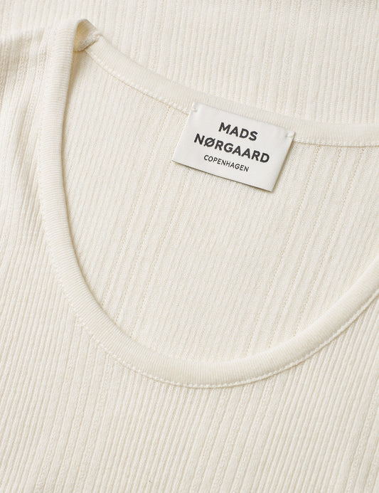 Point Wool Love Top, Vanilla Ice