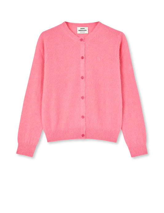 Garzati Peach Cardigan, Carmine Rose