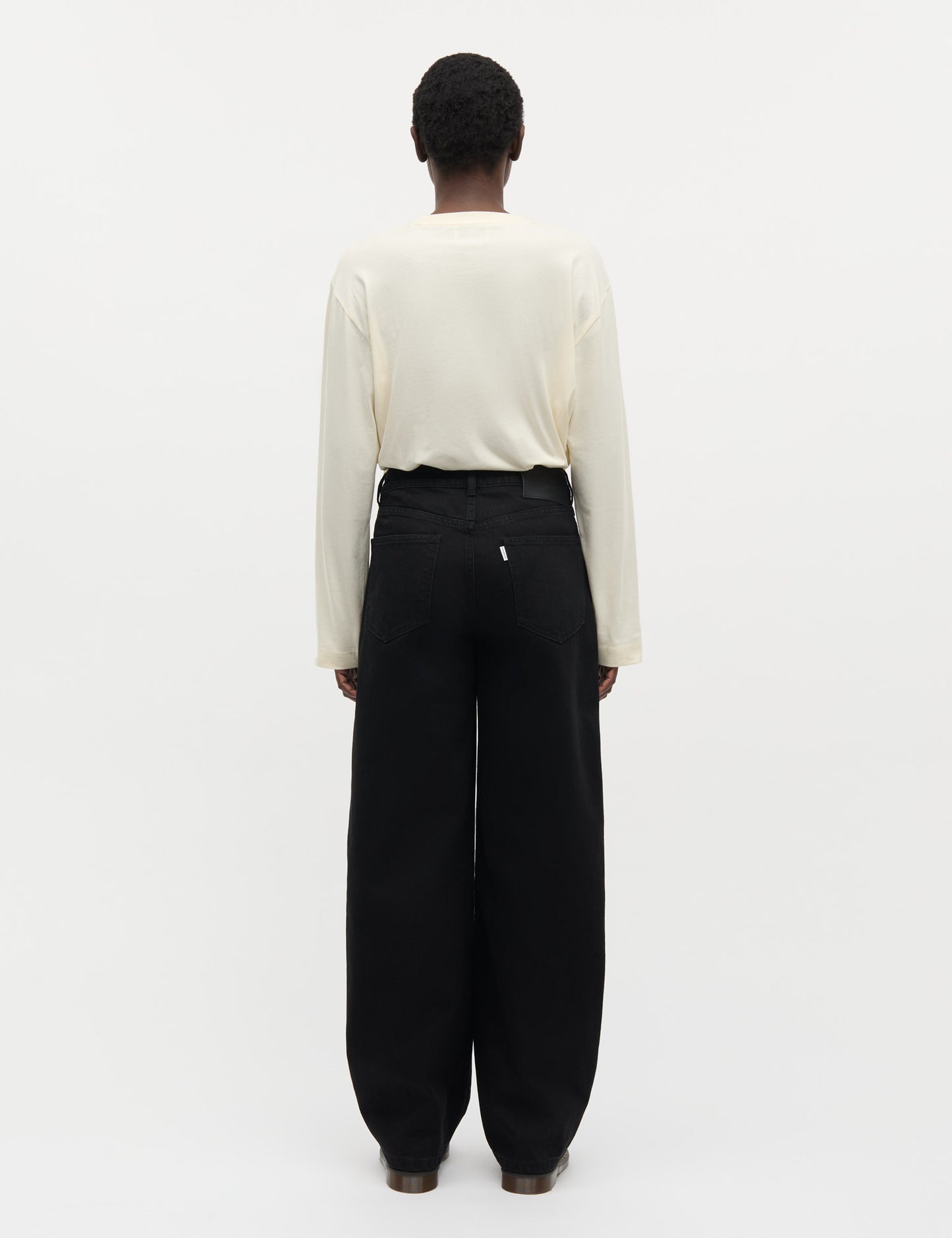 Dyed Denim Christel Jeans, Black