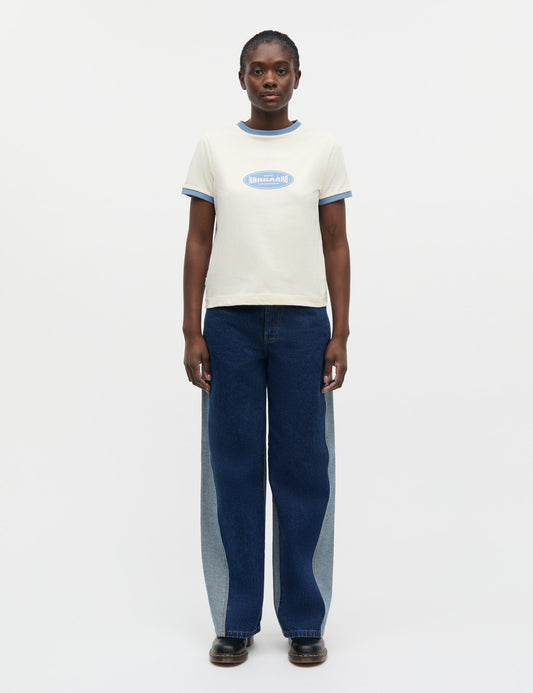 Luke Denim Christel Jeans Block, Mid Blue Denim