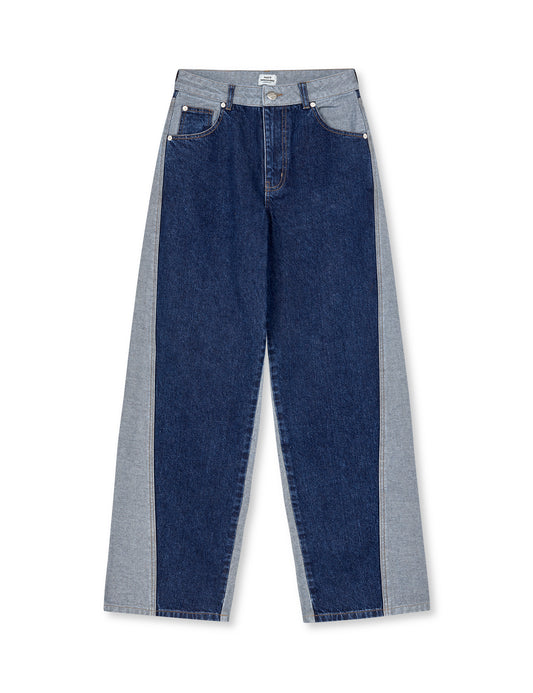 Luke Denim Christel Jeans Block, Mid Blue Denim