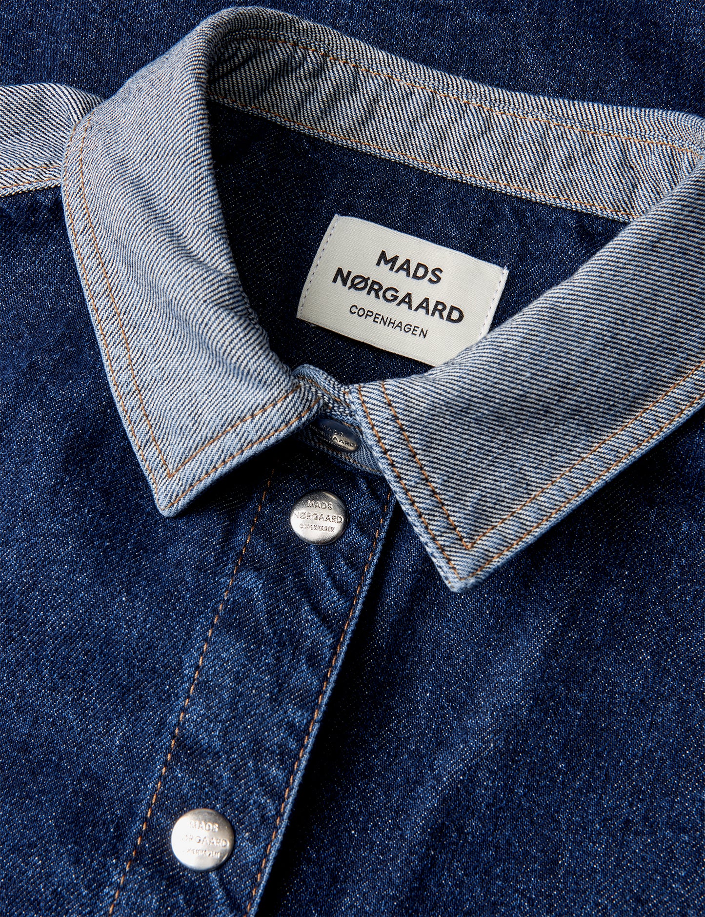 Luke Denim Viola Dress Block, Mid Blue Denim