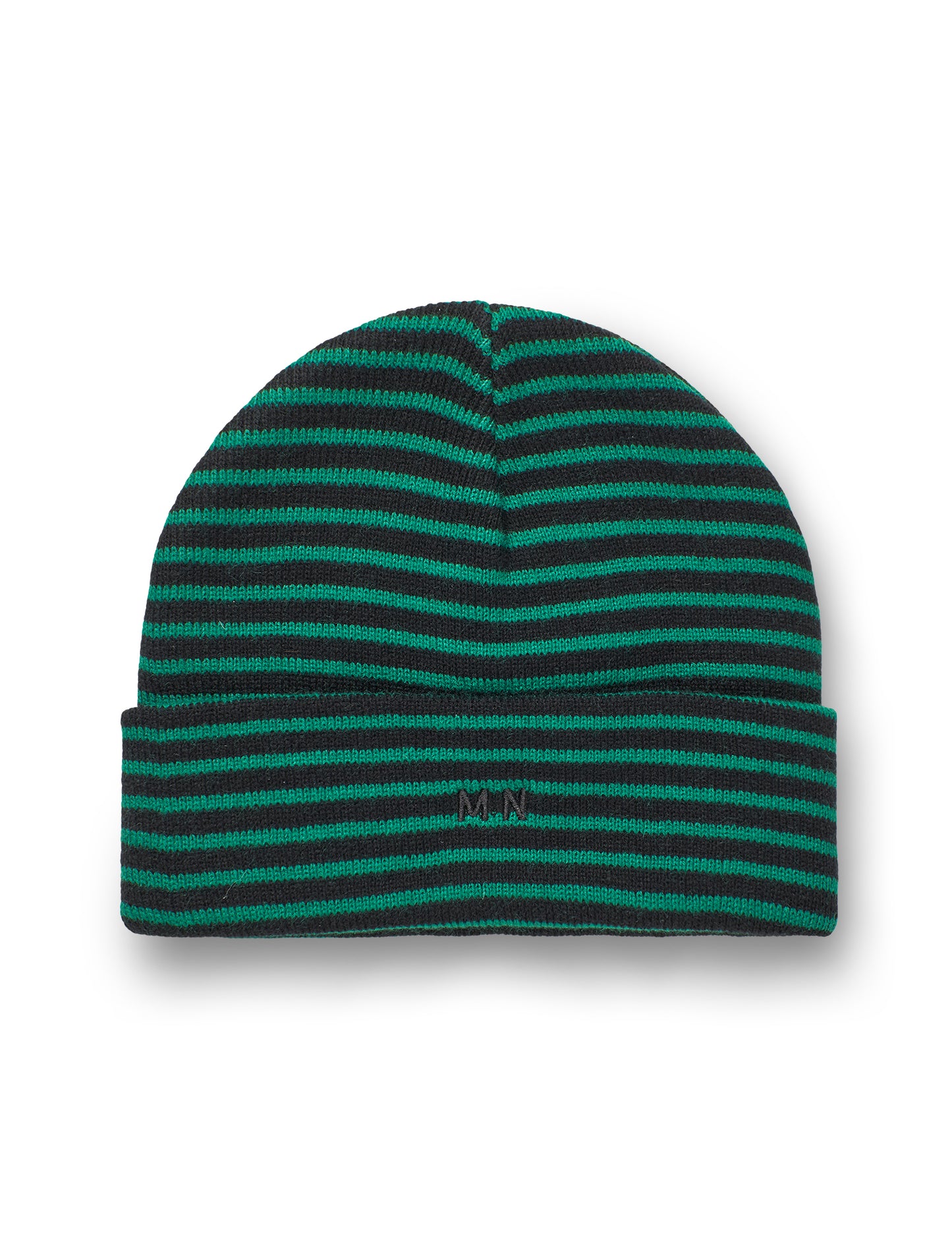 Isak Ambas Stripe MN Beanie, Black/Verdant Green