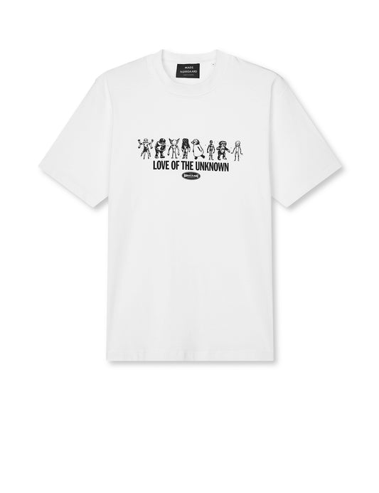 Cotton Jersey Unknown Frode Tee, White
