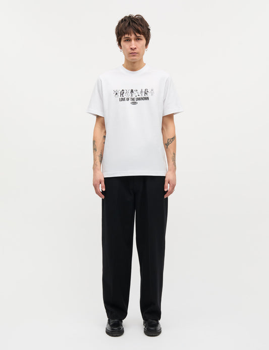 Cotton Jersey Unknown Frode Tee, White