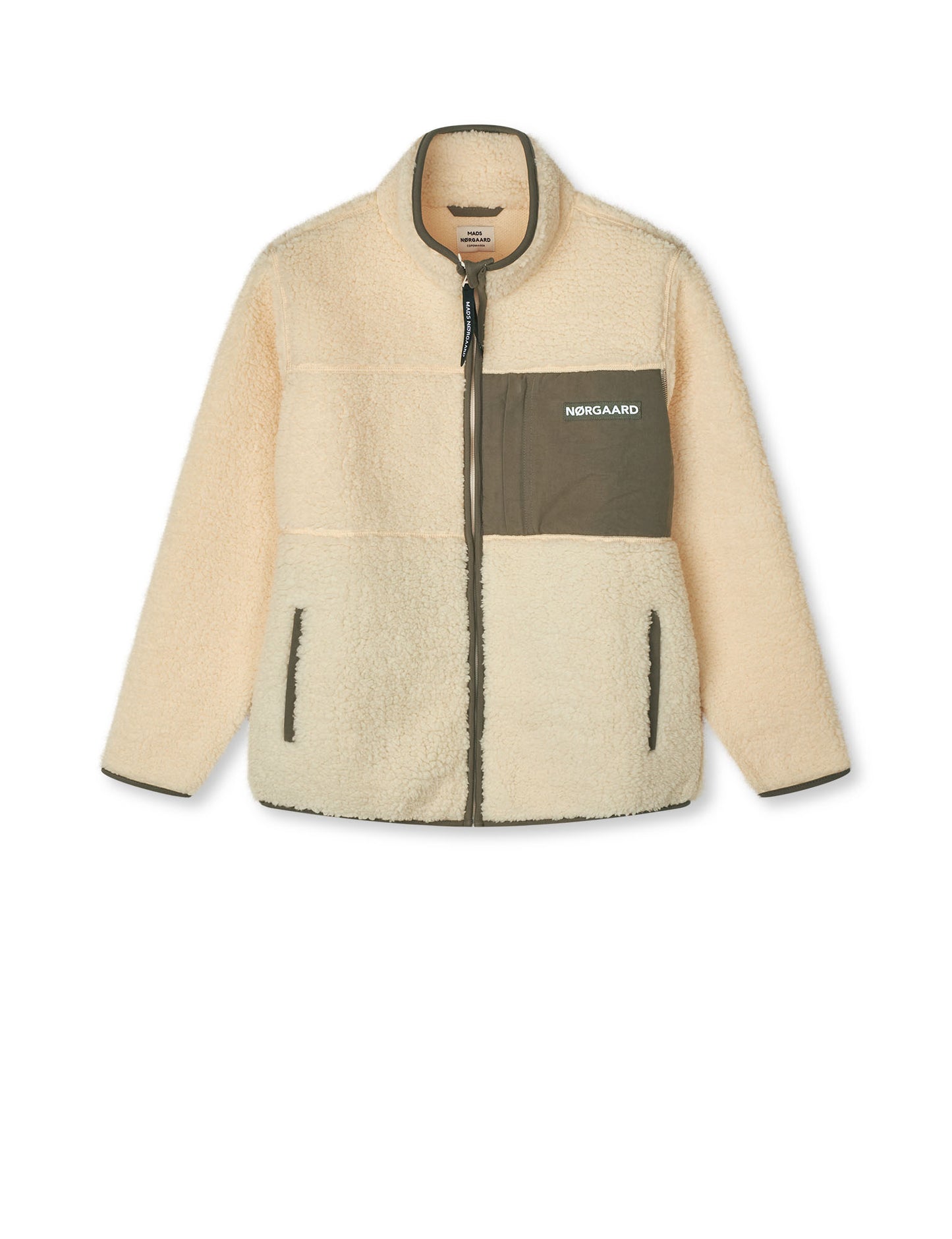 Teddy Fleece Jeffo Jacket, Vanilla Custard