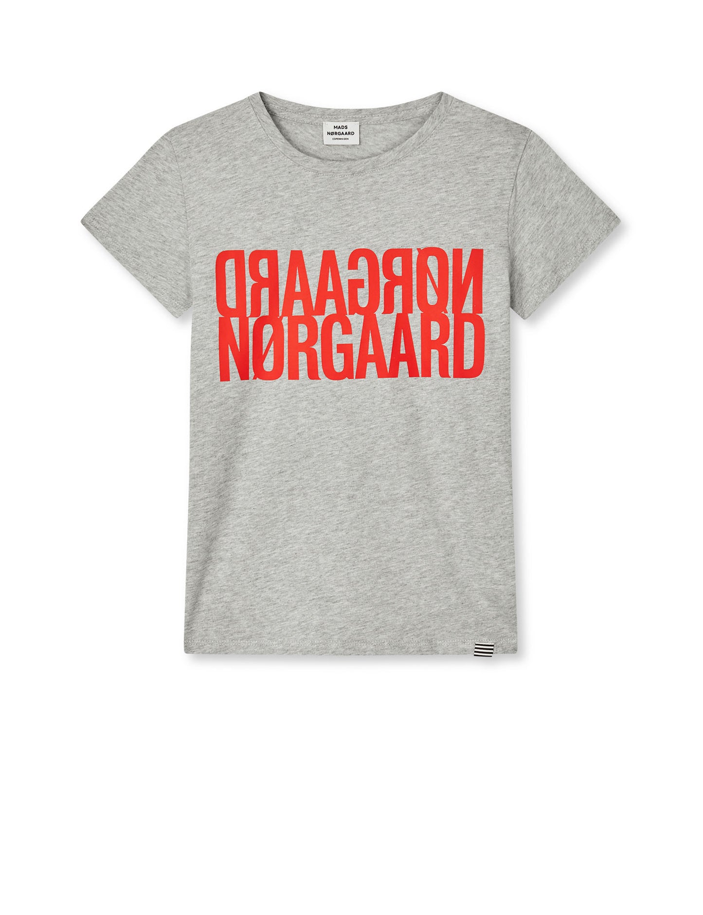 Single Cotton Tuvina Tee, Grey Melange