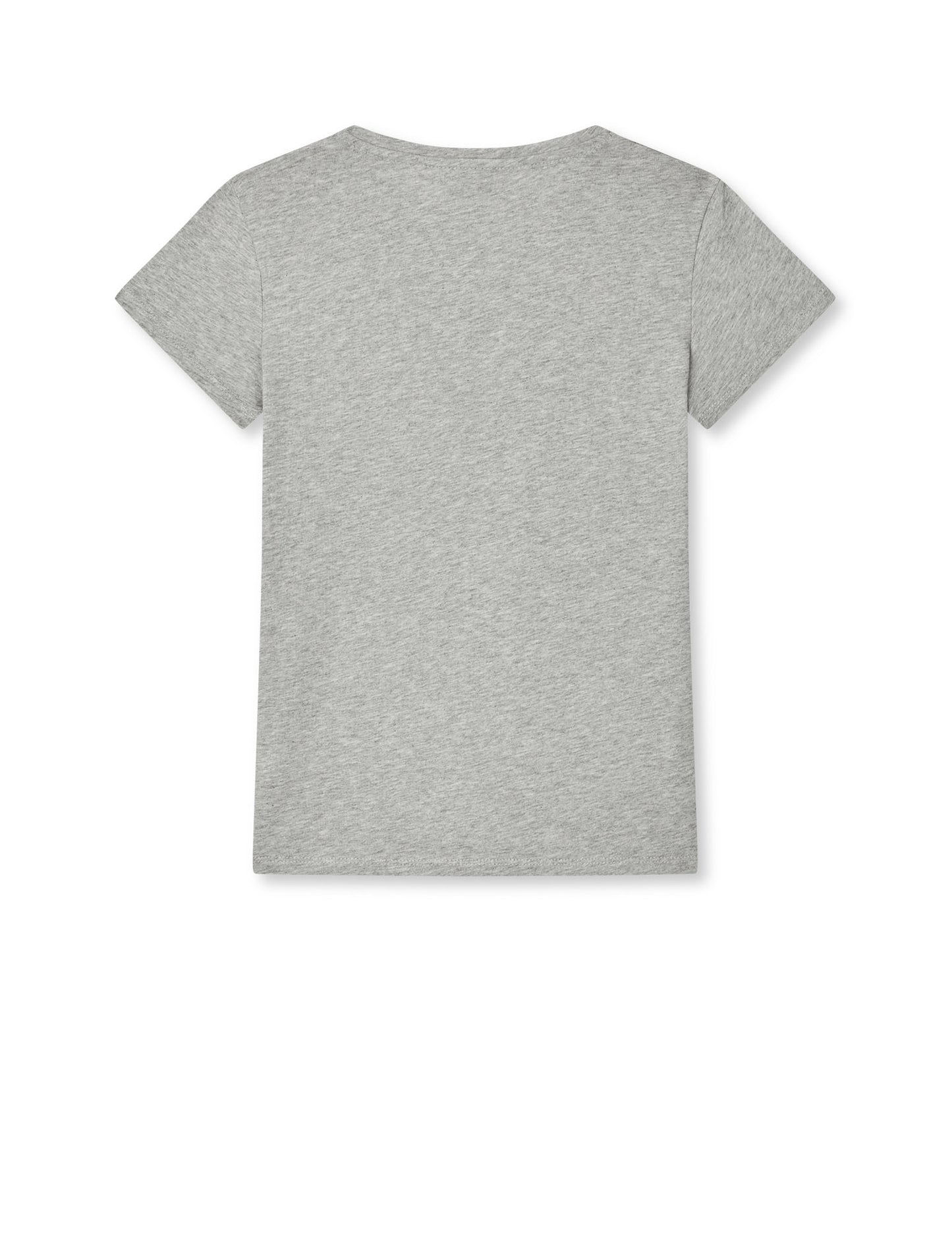 Single Cotton Tuvina Tee, Grey Melange