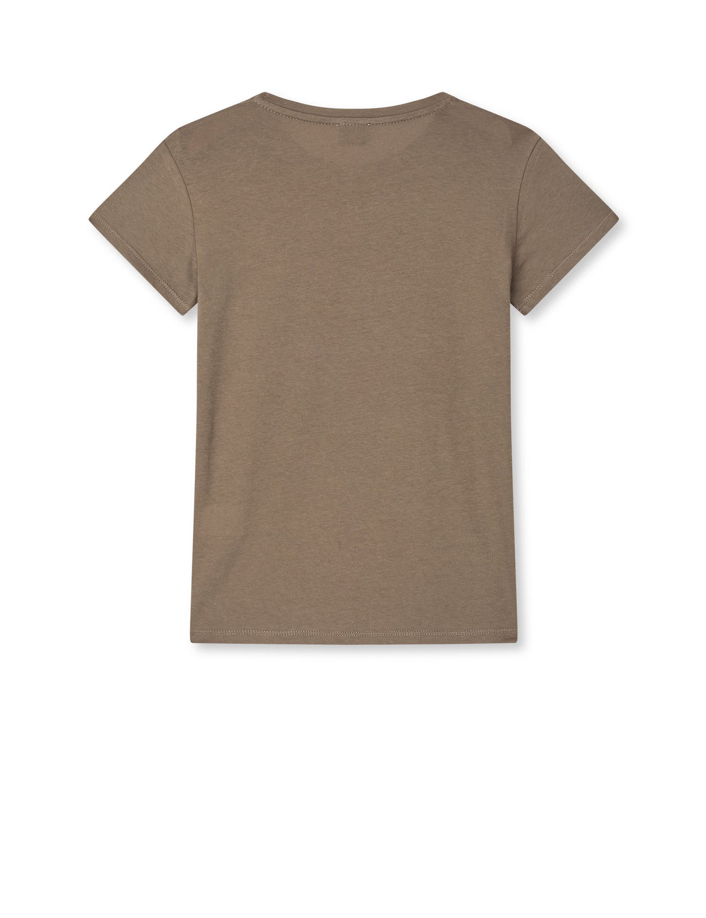 Single Cotton Tuvina Tee, Walnut