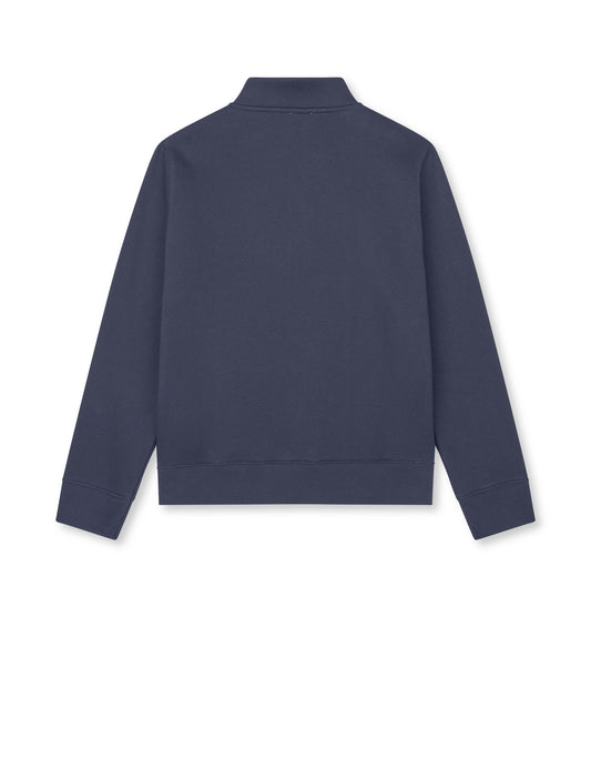 Mix Sweat Crewie Half Zip Sweatshirt, Sky Captain