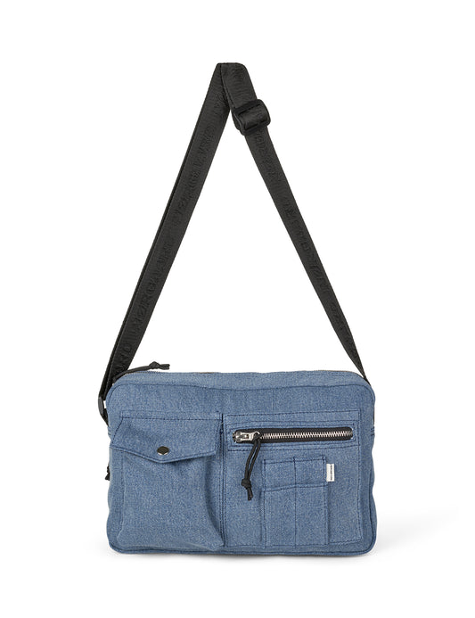 Denimi Cappa Bag, Washed Blue